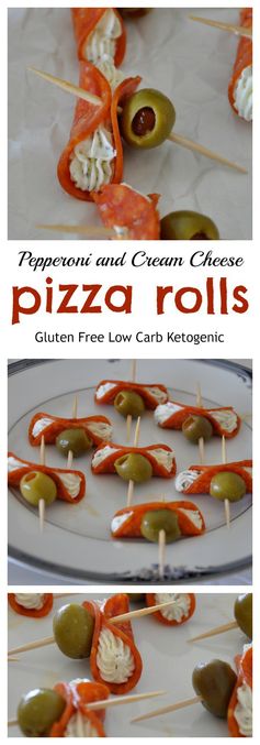 Pepperoni and Cream Cheese Pizza Rolls - Gluten Free