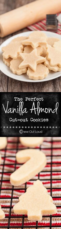 Perfect Vanilla Almond Cut-out Cookies