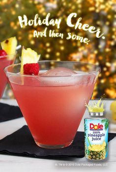 Pineapple Raspberry Martini