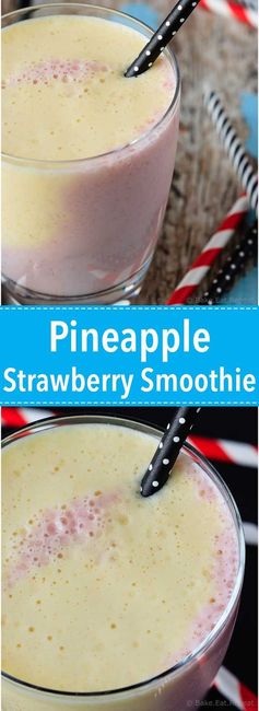 Pineapple Strawberry Smoothie