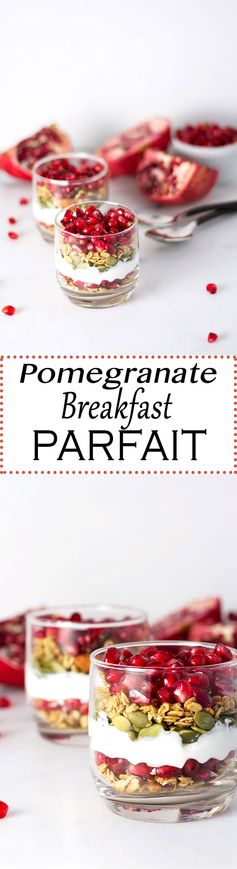 Pomegranate Breakfast Parfait