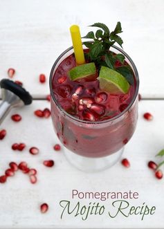 Pomegranate Mojitos