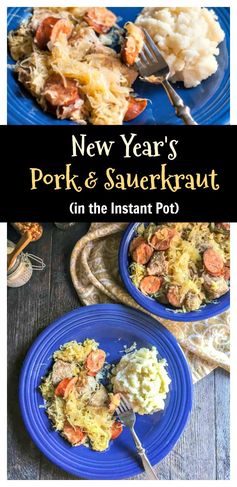 Pork and sauerkraut in the instant pot for the new year