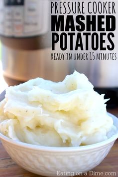 Pressure cooker Mashed Potatoes