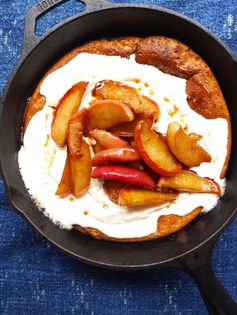 Pumpkin Dutch Baby with Caramelized Apples