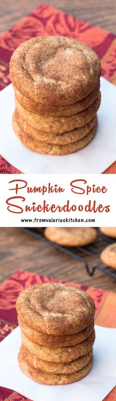 Pumpkin Spice Snickerdoodles