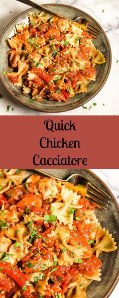 Quick Chicken Cacciatore