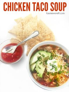 Quick + Easy Chicken Taco Soup