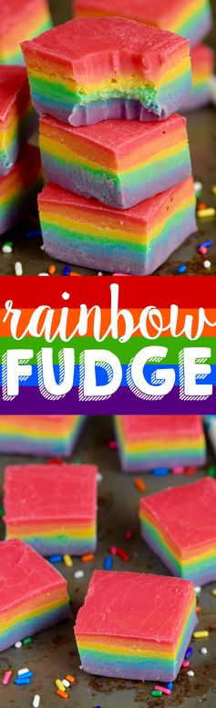 Rainbow Fudge