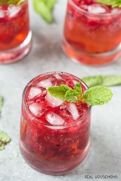 Raspberry Champagne Cocktail