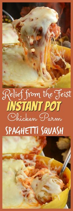 Relief from the Feast and Instant Pot Chicken Parm Spaghetti Squash