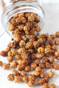 Roasted Garlic, Herb & Parmesan Chickpeas