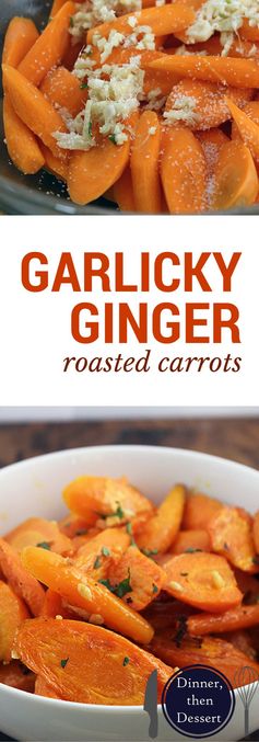 Roasted Ginger and Garlic Carrots