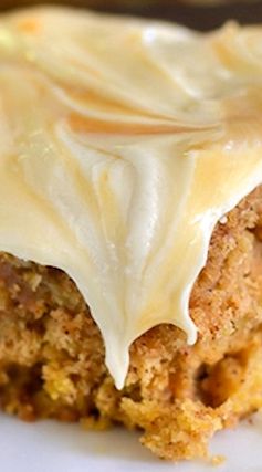 Salted Caramel Pumpkin Oatmeal Cake