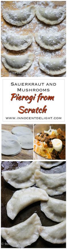 Sauerkraut and Mushrooms Pierogi from Scratch