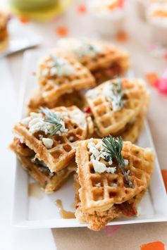Savory Chicken and Waffle Sliders