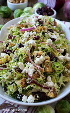 Shaved Brussels Sprout Salad