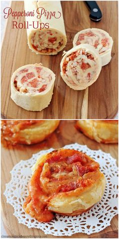 Slice and Bake Pepperoni Pizza Puff Pastry Roll-Ups