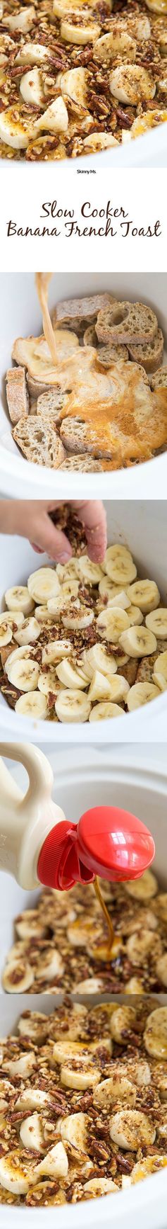 Slow Cooker Banana French Toast