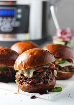 Slow-Cooker Blackberry and Jalapeño Chicken Sandwiches