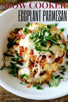 Slow Cooker Eggplant Parmesan