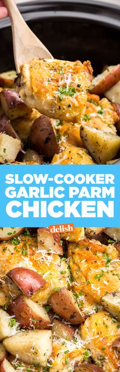 Slow-Cooker Garlic-Parmesan Chicken