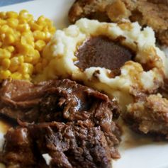 Slow Cooker London Broil and Gravy