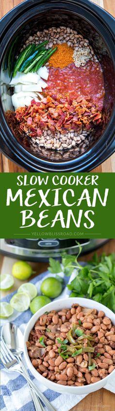 Slow Cooker Mexican Beans