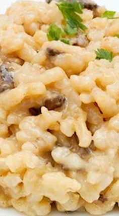 Slow Cooker Mushroom Risotto