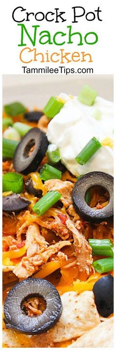 Slow Cooker Nacho Chicken