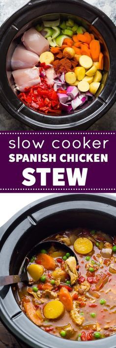 Slow Cooker Spanish Chicken Stew