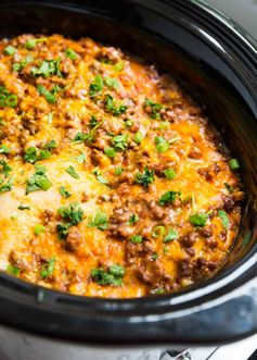 Slow Cooker Taco Lasagna