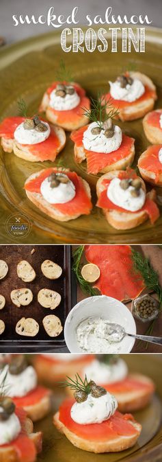 Smoked Salmon Crostini