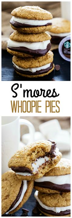 S'mores Whoopie Pies