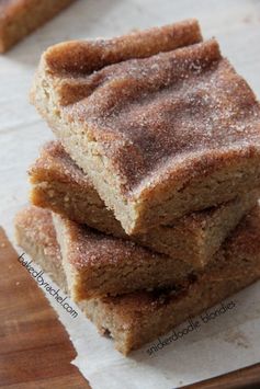 Snickerdoodle Blondie Bars