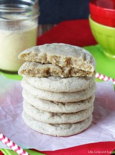 Soft and Chewy Eggnog Cookies