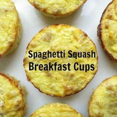 Spaghetti Squash Breakfast Cups