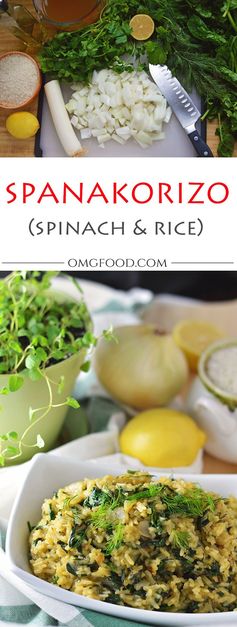 Spanakorizo (Spinach and Rice