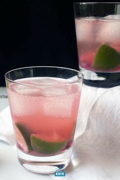 Sparkling Pomegranate Caipirinha