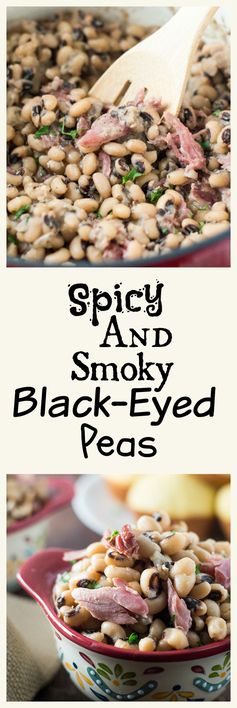 Spicy & Smoky Southern Black Eyed Peas