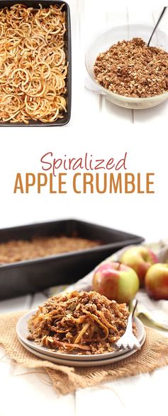 Spiralized Apple Crumble