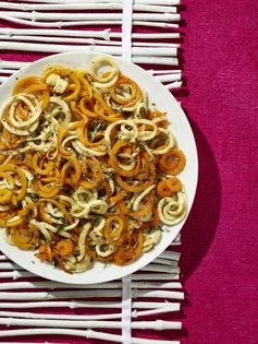 Spiralized Butternut Squash & Celery Root