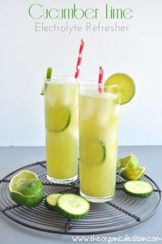 Sports Drink Replacement: Cucumber Lime Electrolyte Refresher