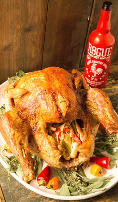 Sriracha Beer Injected Cajun Turkey