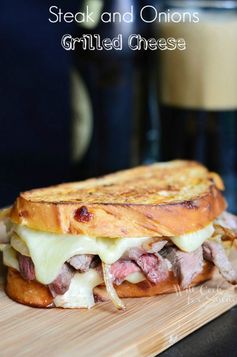 Steak & Onion Grilled Cheese