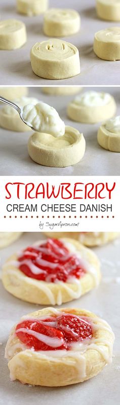 Strawberry Cream Cheese Danish