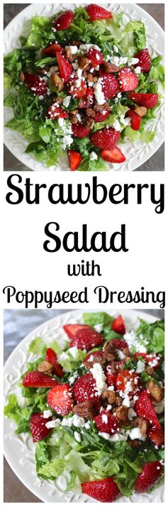 Strawberry Salad with Poppyseed Dressing