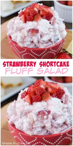 Strawberry Shortcake Fluff Salad