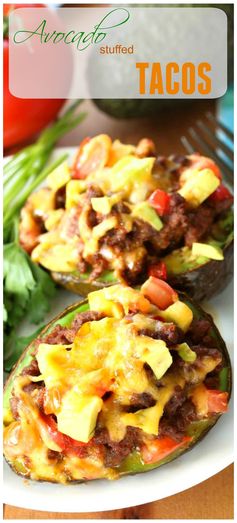 Stuffed Avocado Tacos