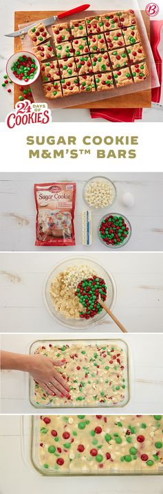 Sugar Cookie M&M's™ Bars